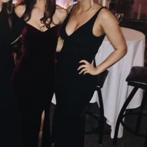 Lulus black maxi dress